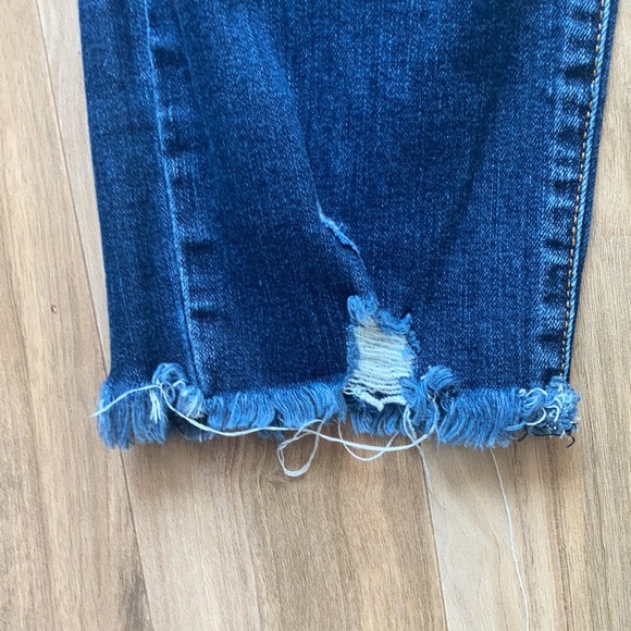 Kancan button fly distressed raw hem jean size 15 / 31 - Picture 9 of 17